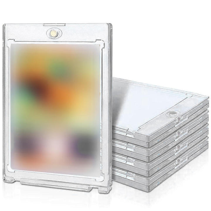 Transparent%20Cards%20Holder%20for%20Trading%20Card%20Support%20Arcylic%20Triangle%20Card%20Display%20Stand%20Photo%20Card%20Protective%20Shell%20Sleeve%20-%20Image%203