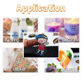 Transparent Vinyl Sticker Paper 10 sheets waterproof Label Sticker A4 white Glossy Matte printable stickers for Inkjet Printer. 
