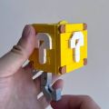 141pcs/set Coin Building Blocks Keychain Set - DIY Pendant with Unique Design, Perfect Christmas Collectors.