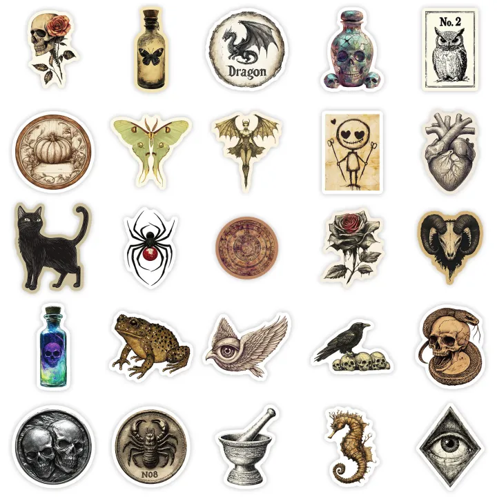 50Pcs%20Gothic%20Pharmacist%20Potion%20Bottle%20Stickers%20DIY%20Stickers%20Scrapbooking%20Phone%20Luggage%20Skateboard%20Decorative%20Waterproof%20Decals%20-%20Image%205