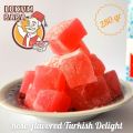 Lokum Baba Turkish Delight, Rose Flavored. 