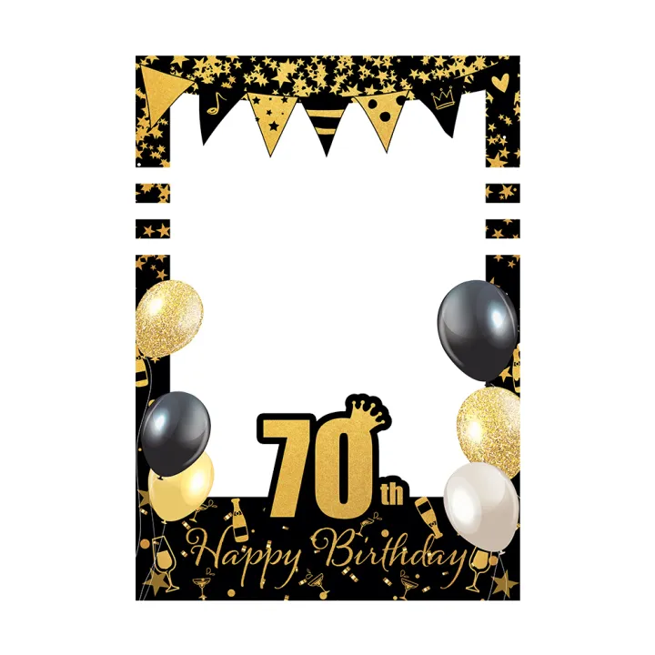 30th%2040th%2050th%2060th%20Birthday%20Photo%20Frame%20Photo%20Booth%20Props%20black%20gold%20Adult%2018%2021%2030%2040%2050%20Years%20Old%20Birthday%20Party%20Decoration%20-%20Image%206