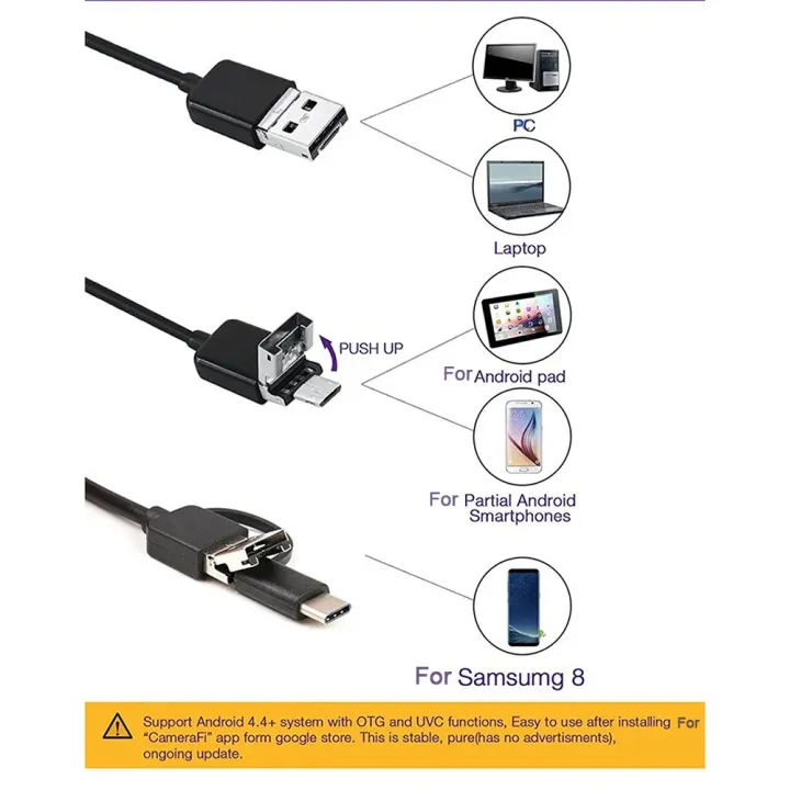 Practical%207MM%20Android%20Endoscope%203%20in%201%20USB/Micro%20USB/Type-C%20Borescope%20Inspection%20Camera%20IP67%20Waterproof%20for%20Smartphone%20Computers%20-%20Image%204