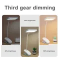 Table Lamp USB Plug Rechargeable Desk Lamp Bed Reading Book Night Light LED 3 Modes Dimming Eye Protection Light Bedside Lamp. 