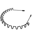 stylish zigzag hair band with kechar/hair band/kechar for hairs. 