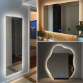 Makeup Mirror Backlight Lighting COB 5V USB LED Strip Penetrate Mirror Touch Sensor Switch Dimmable Bathroom Vanity Mirror Light.
