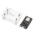 Transparent Acrylic Protective Case for NodeMcu Lua ESP8266 CP2102 CH340G ESP32 IoT Development Board with Loose Parts. 