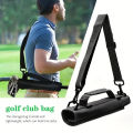 New Portable Mini Golf Club Bag Outdoor Practice Training Portable Storage Lightweight Shoulder Bag Crossbody Club Bag Unisex. 