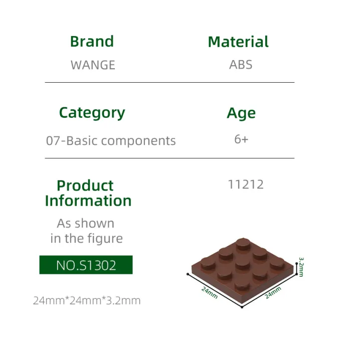 Wange%2080Pcs/lot%2011212%203x3%20Tire%20Plate%20with%204Holes%20Building%20Blocks%20Moc%20Color%20Accessories%20Compatible%20with%20Bricks%20Children%20Toys%20%20-%20Image%204