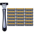 Hair Trimmer Three-layer Blade Manual Shaver Razor Blade Manual 3-layer Shaving Razor Male Scraper Head Shaver. 