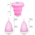 Medical Grade Silicone Menstrual Cup Sterilizer Feminine Hygiene Menstrual Cup Sterilizing Menstrual Period Cup for Women Lady. 