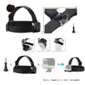 Head Strap Mount Belt Holder For  Hero 13 12 11 10 9 8 7 6 5 AKASO SJCAM SJ4000 insta360  Osmo Action Camera Accessories. 