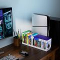 Video Game Storage Holder for for PS5/ PS4/ PS3/ PS2/ Xbox One/Xbox Series X/S/Wii/Switch/Switch 2 Game Cases, DVD.
