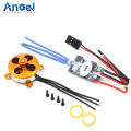 A 2204 A2204 7.5A 1400KV 50W SP Micro Brushless Motor W/ Mount with 10A ESC For RC Drone Aircraft copter Quadcopter UFO. 