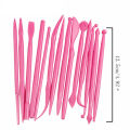 Aomily 14pcs/Set Sculpture Sugar Modeling Cutter Smoother Polymer Clay Mold Fondant Flower Gum Paste Decorating Pen Tool Kit. 