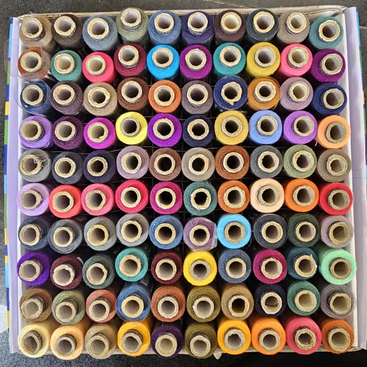 Good Quality Sewing Thread Silai Dhaga 100 Spools Mix Color | Daraz.pk
