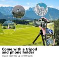 80x100 HD Monocular for Smartphone Adapter & Tripod with BAK4 Prism for Birdwatching, Hunting, Hiking, Outdoor Camping.