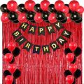 Happy Birthday Combo Complete Set-02 (20 Balloons+1 set Banner+1 Background Decor).. 