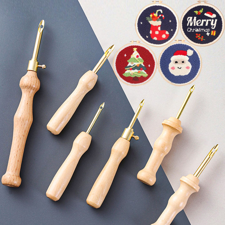 Embroidery Punch Needle Tool DIY Magic Embroidery Needle Pen Weaving ...