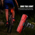 Bicycle Light Bicycle Accessories Waterproof LED Bike Light USB Rechargeable Bicycle Tail Safety Warning Light. 