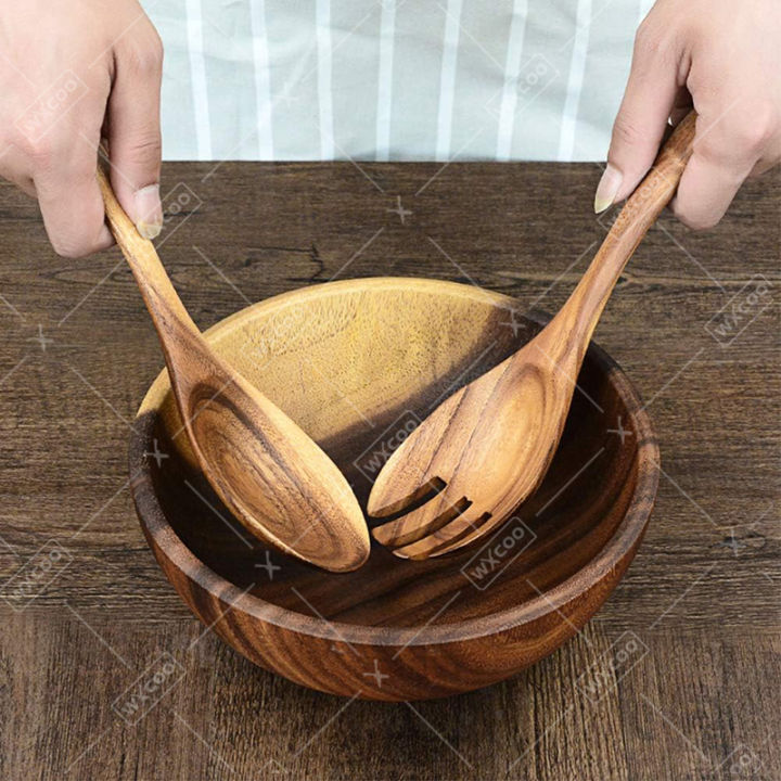 2pcs%20Salad%20Spoons%2010-inch%20Durable%20Acacia%20Wood%20Cutlery%20Set%20Salad%20Mixer%20Fork%20And%20Spoon%20Salad%20Servers%20Spcoons%20Cooking%20Utensils%20-%20Image%202