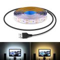 DC 5V USB LED Strips 2835 Warm White LED Strip Light TV Mirror Backlight Lighting Tape Room Decor Lamp Ribbon LED String Light. 