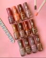 NAIL POLISH NUDE PERMANENT LIGHT AMAZING COLOR'S PACK OF 12. 