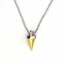 Anime Tengen Toppa Gurren Lagann Tengentoba Core Drill Pendant Necklace for Women Men Gold Color Pendant Fans Collection Jewelry. 