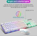 RGB GAMING KEYBOARD MOUSE COMBO  G21B SEMI Mechanical Keyboard FULL RGB 7 Colors Mouse  PAK FF. 