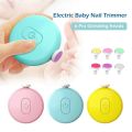 1 Set Baby Children Baby Hygiene Kit Baby Nail Clipper Cutter 6 Grinding Head Set Electric Nail Trimmer For Newborn. 