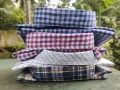 Office Style with Classic Comfort! Men's Cotton Checkered Long Sleeve Office Shirt - Perfect Blend of Style and Durability for Everyday Wear. 