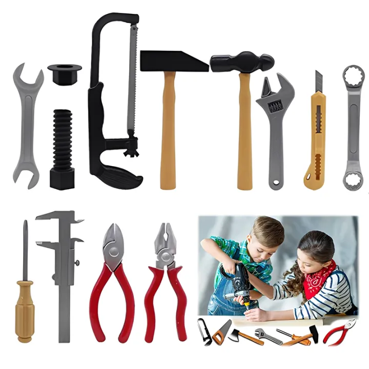 Children Simulation Repair Tool Plastic Toys for Boy Maintenance Tools ...