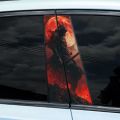1PC JDM Samurai Car Stickers Auto B Pillar C Pillar Waterproof Decoration Cover Scratch DIY Doors Pillar Sunscreen Vinyl Decals. 