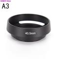 New Black Metal Camera Lens Hood For FOR Leica Canon Nikon Lens 37 39 40.5 43 46 49 52 55 58 62 67 Mm. 