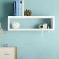 Wall mounted Box shelf Rectangular Shape Book Shelves Wall hanging shelves Wall decoration shelf Decorative Shelves Storage shelf Book shelf Pack of 1. 