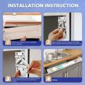 2pcs Kitchen Cabinet Tip-Out Trays Hinges Self-Closing 45 Degree Pivot Hinge For Sink Drawer Bathroom Organizers Shoe Cabinets. 