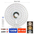 LED Panel Light Ceiling Lights LED Module 220V 110V Ceiling Fan LED Light Kit 20W 40W 60W 100W Round Replacement LED Panel Board. 