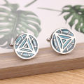 16 Styles Men's Cufflinks Superhero Movie Design High-Quality Alloy Material Black Cufflinks.