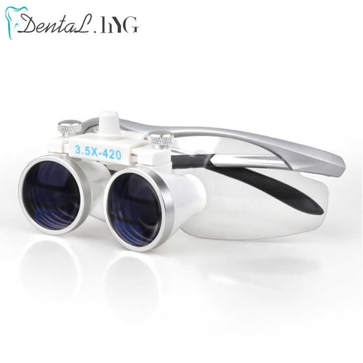 3.5X/2.5X Magnification Binocular Dental Loupe Surgery Surgical Magnifier Medical Operation Loupes Without Battery