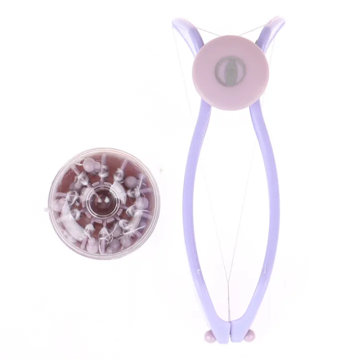 Facial Hair Remover Hair Spring Threading Epilator lip eyebrows Smooth ...