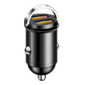 200W Dual USB Car Charger Pull Ring Fast Charging Car Phone Charger Adapter For Xiaomi Samsung Mini Car Charger. 