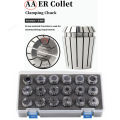 ER11 ER16 ER20 ER25 ER32 Set ER Spring Collet Chuck 0.015 0.008mm for CNC Milling Tool Holder Engraving Machine Lathe A Grade AA.
