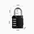 ORIA Combination Padlock 1PCS Password Locks 4 Digit Waterproof Outdoor Lock For Door Suitcase Bag Package Cabinet Locker Window. 
