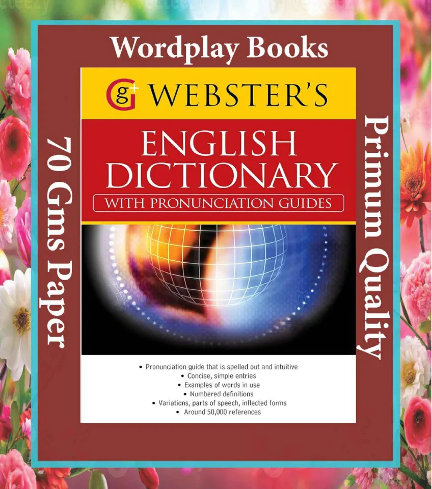 Webster's English Dictionary (with pronunciation guides) | Daraz