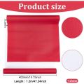 47.25x15.75 Inch Dark Red Book Binding Cloth Bookcover Fabric Surface with Paper Backed Nylon Fabric for Book Binding.