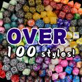 D&D dice set 8/40pcs, including 7/35pcs polyhedral dices and 1/5pcs creative velvet bags,for RPG Role-Playing Game.