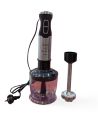 DEURON DN-1108 Hand Blender 2-in-1 with Vegetable Chopper – Powerful Low Noise DC Motor, Stainless Steel Shaft, 3-Edge Blade, 220V – 5 Years Warranty. 