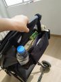 Baby stroller hanging bag cartoon bear storage bag Stroller basket hanging bag baby roller. 