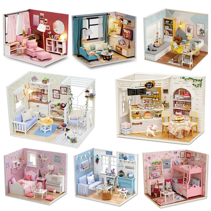 DIY%20Kitten%20Mini%20DollHouses%20Assembly%20Model%20Building%20Kit%20Creative%20Room%20Bedroom%20Decoration%20With%20Furniture%20Wooden%20Crafts%20Toys%20%20-%20Image%207