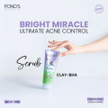 Pond's Ultimate Bright Miracle Ultimate Pore Clear Facial Scrub 100G (IMPORTED). 